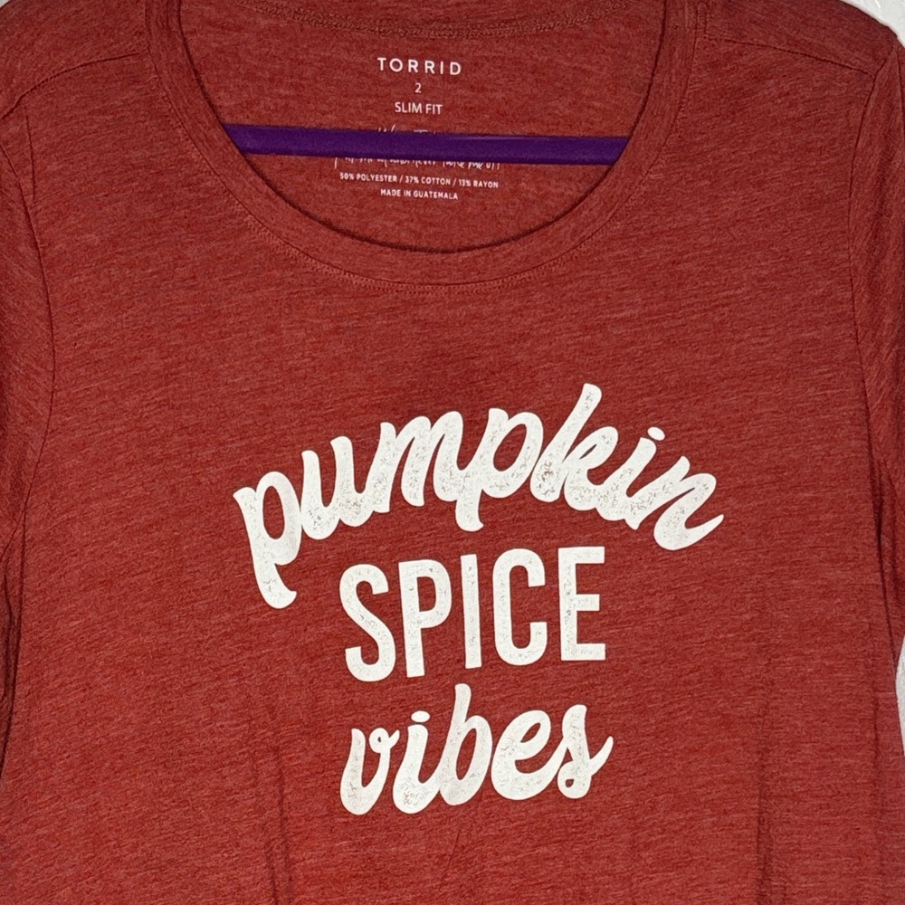 'Pumpkin Spice Vibes' Tee - Picture 2 of 4